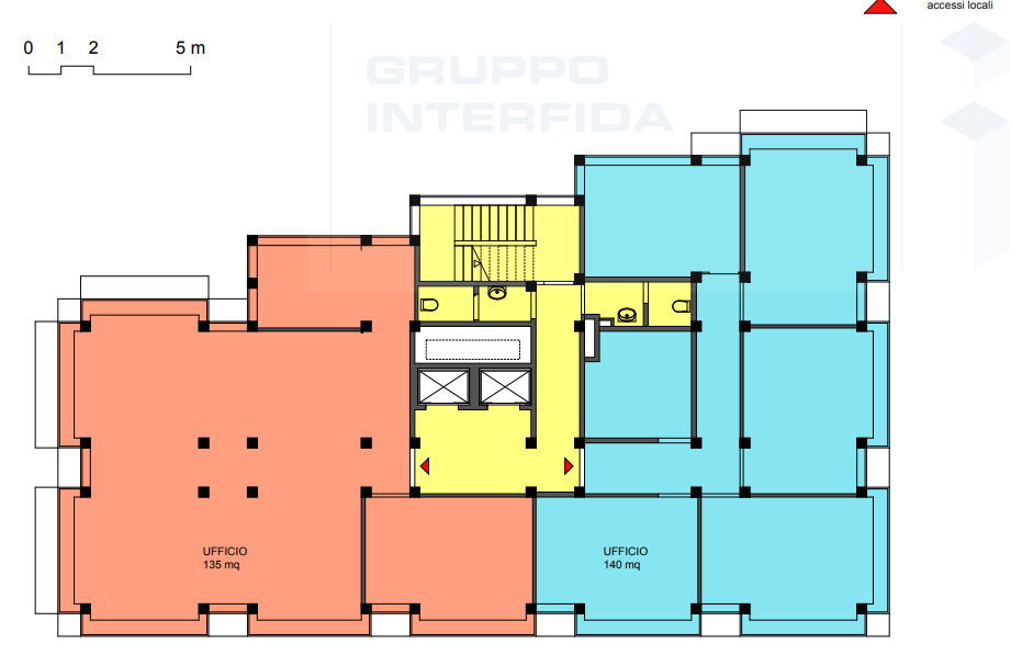 140m² Büro