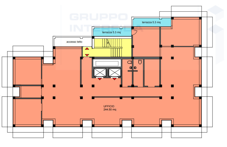 140m² Büro