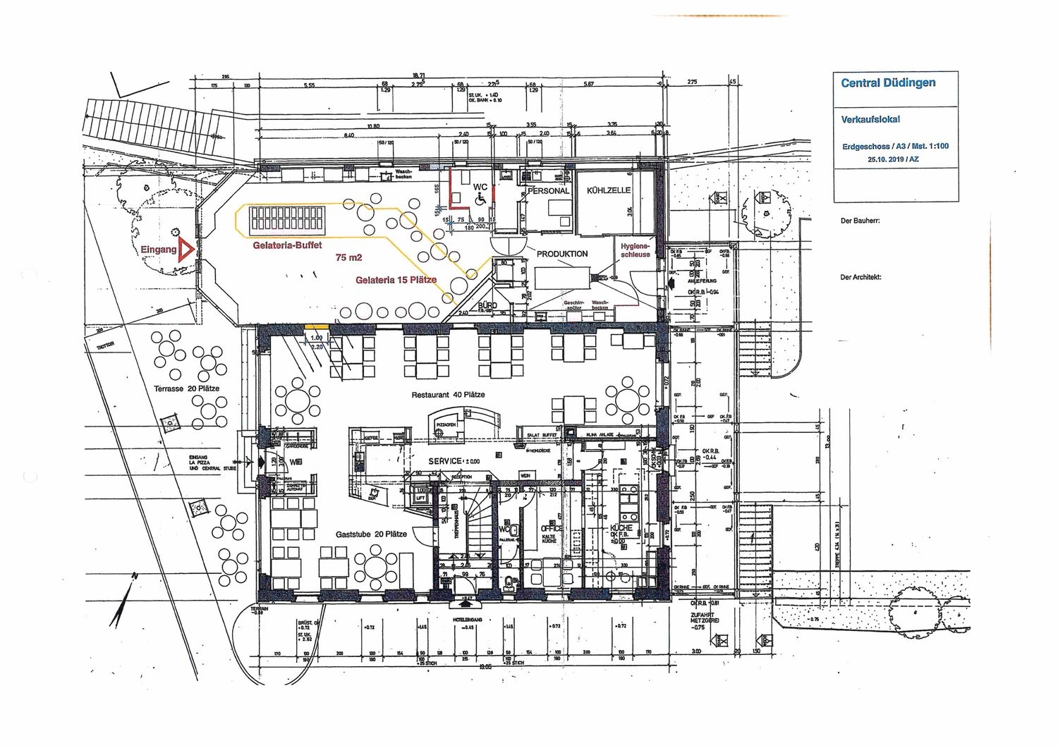 90m² shop