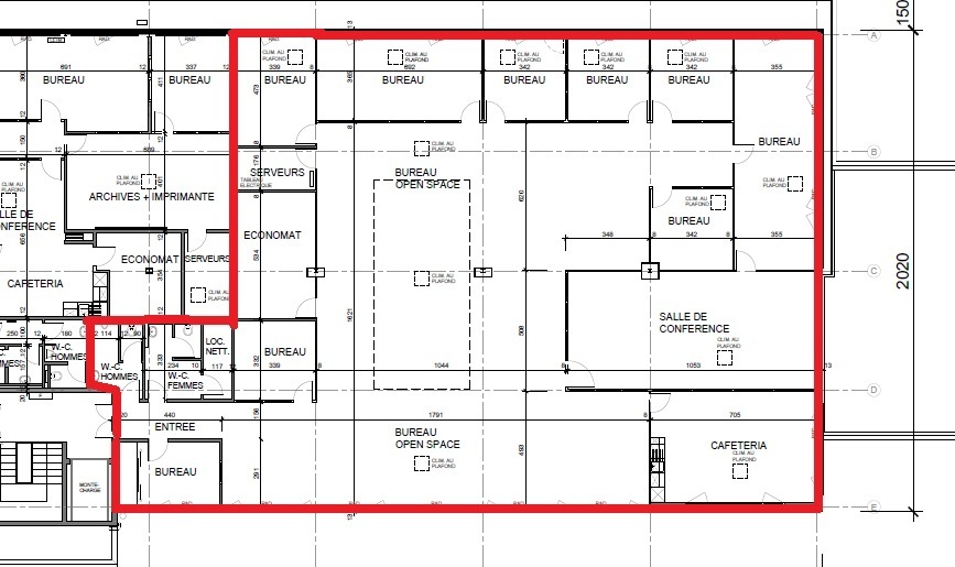 555m² ufficio