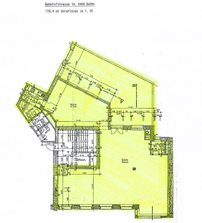 138m² office