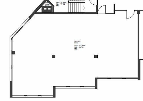 158m² bureau