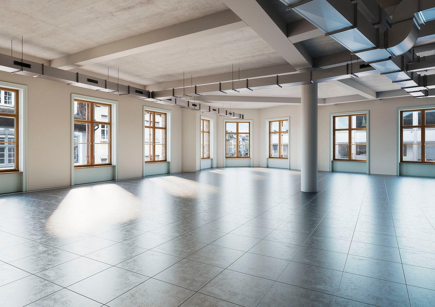 2200m² office