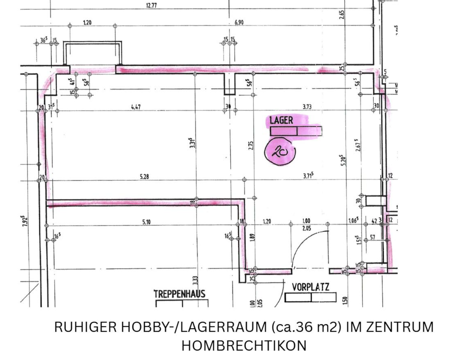 36m² hobby room