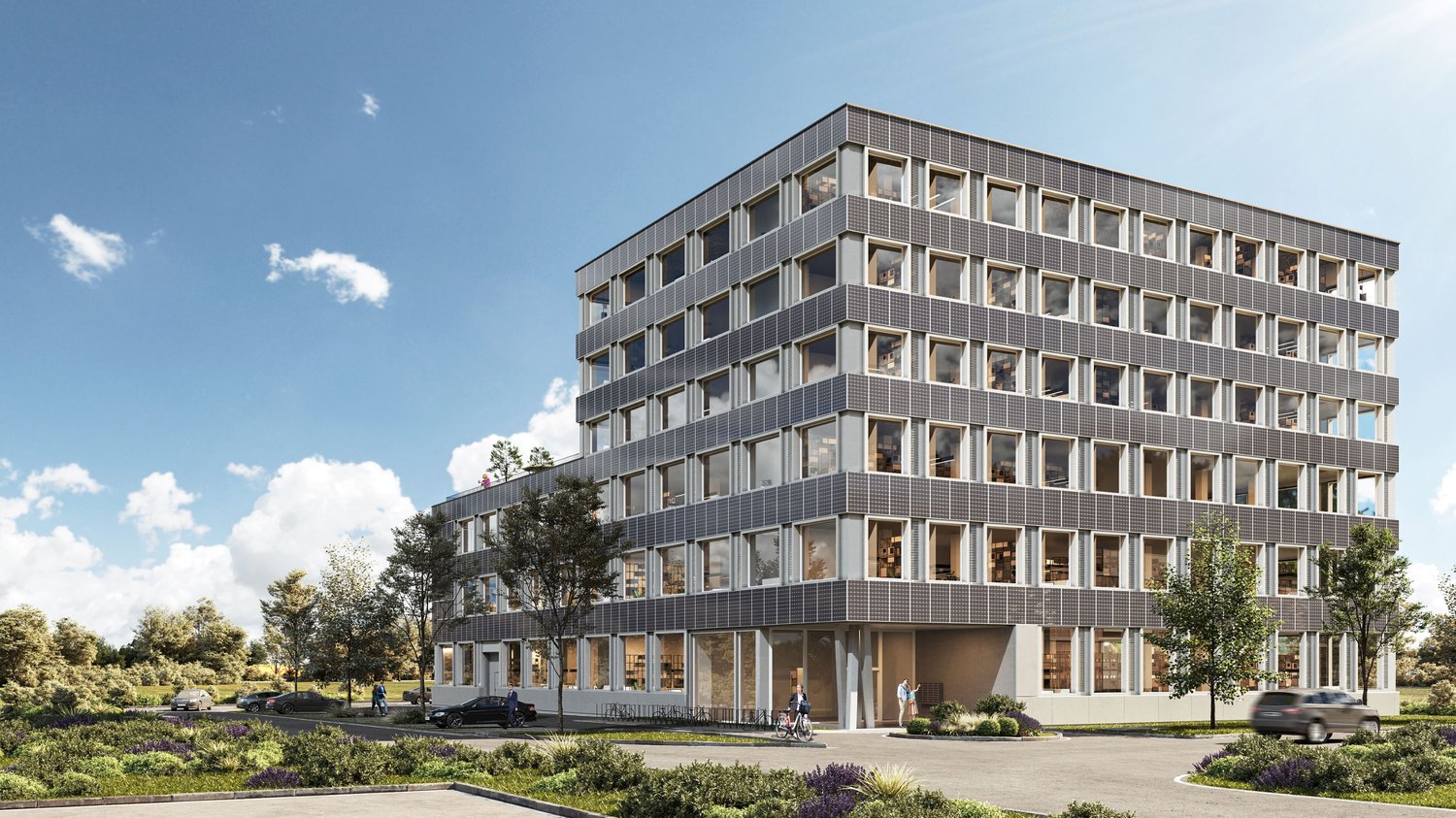 400m² office
