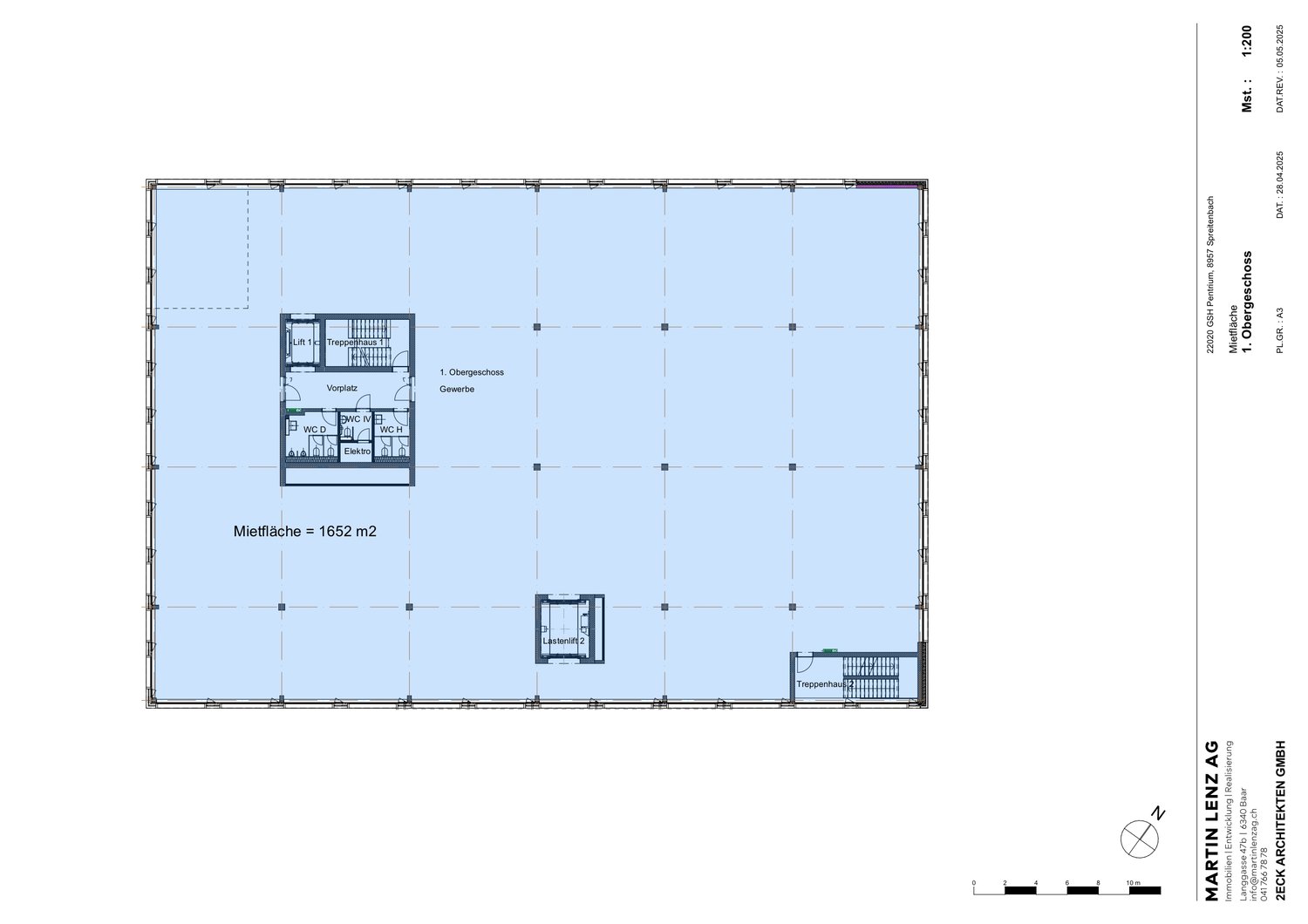 400m² office