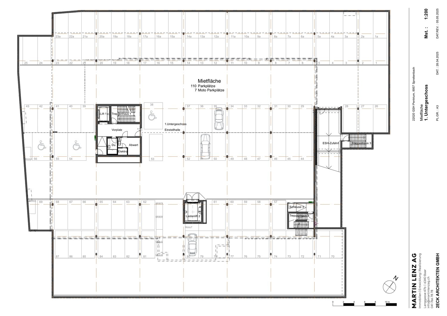 400m² office