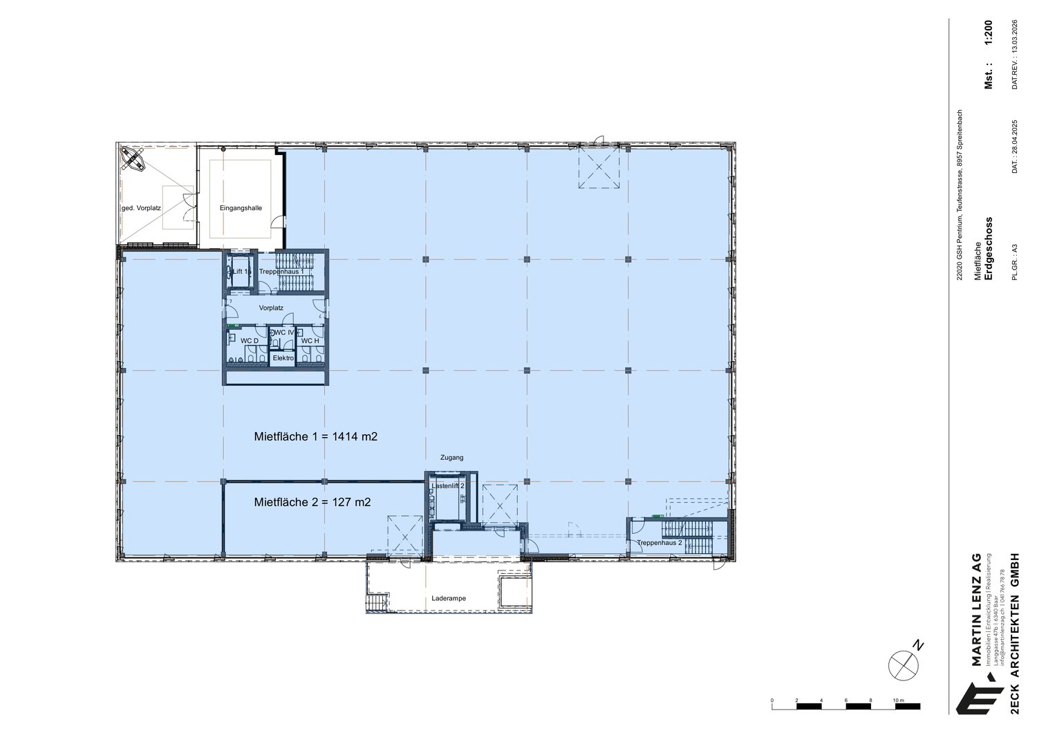 400m² office