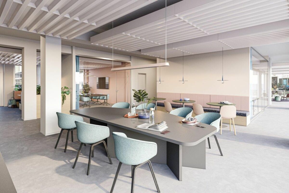 2390m² office