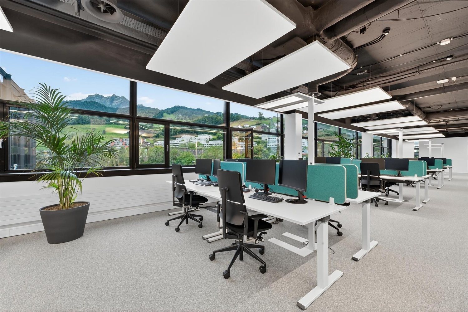 1600m² office