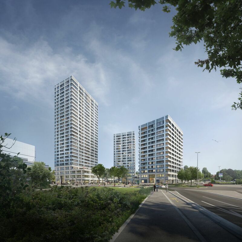 2000m² office