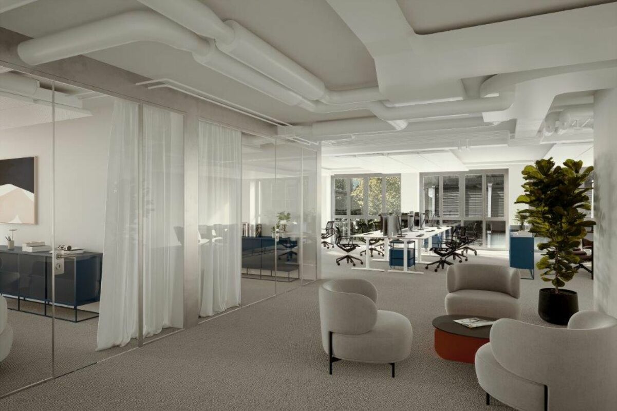 250m² office