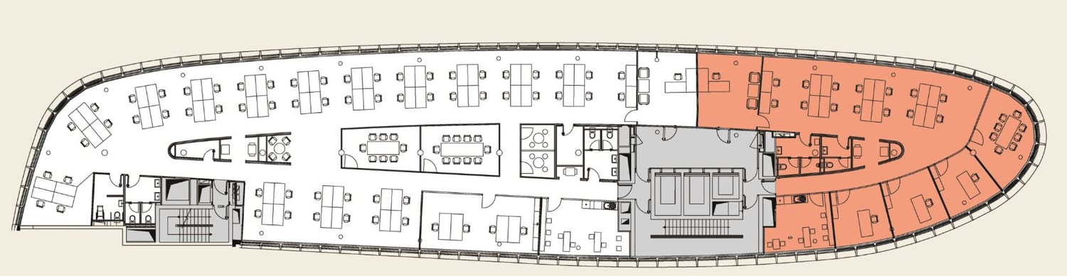 600m² Büro