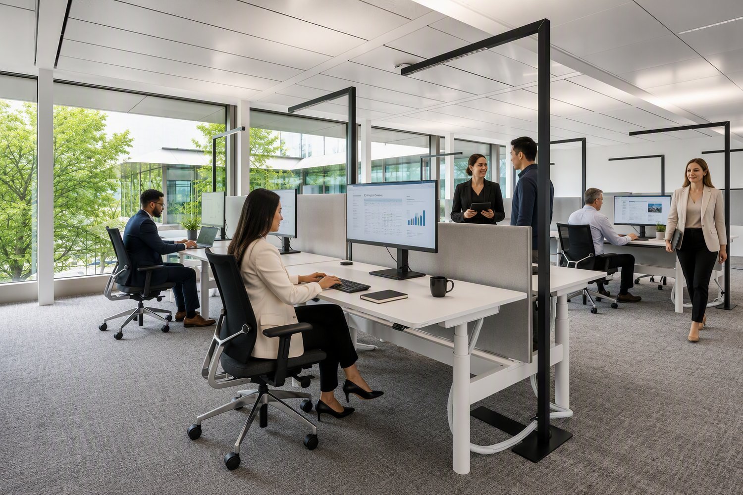 1451m² office