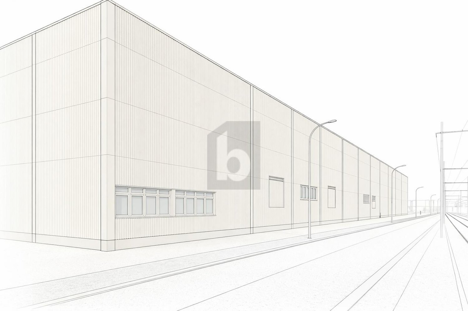 3606m² storage room