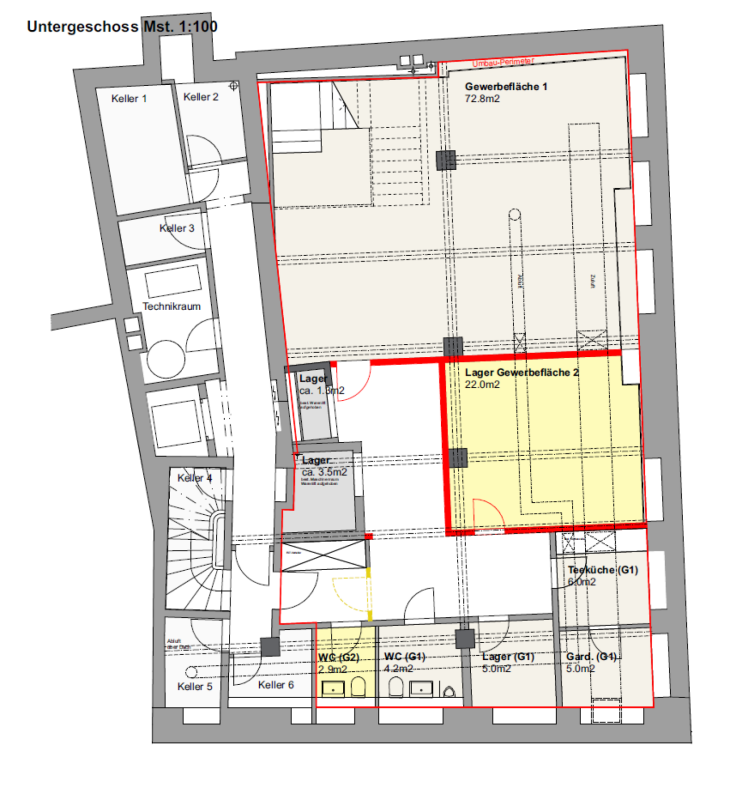 Negozio di 91m²