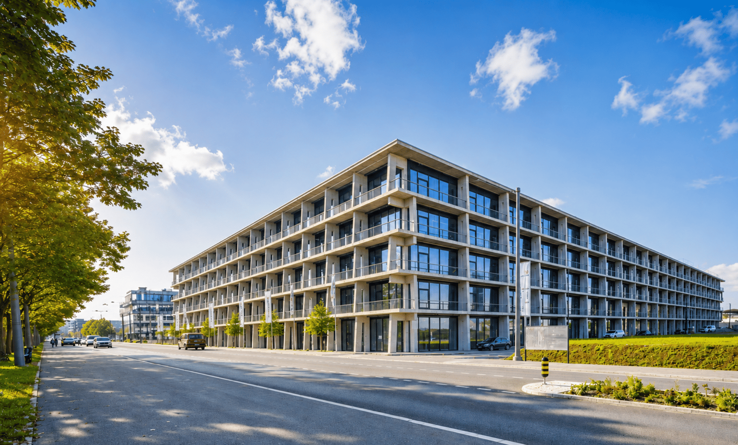 2000m² office