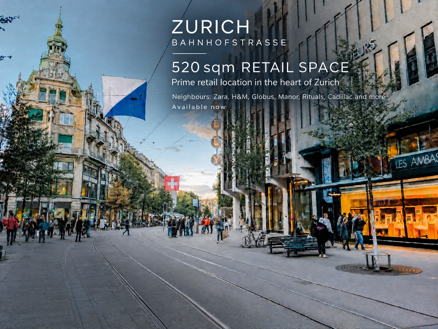 375-520m² Ladenlokal