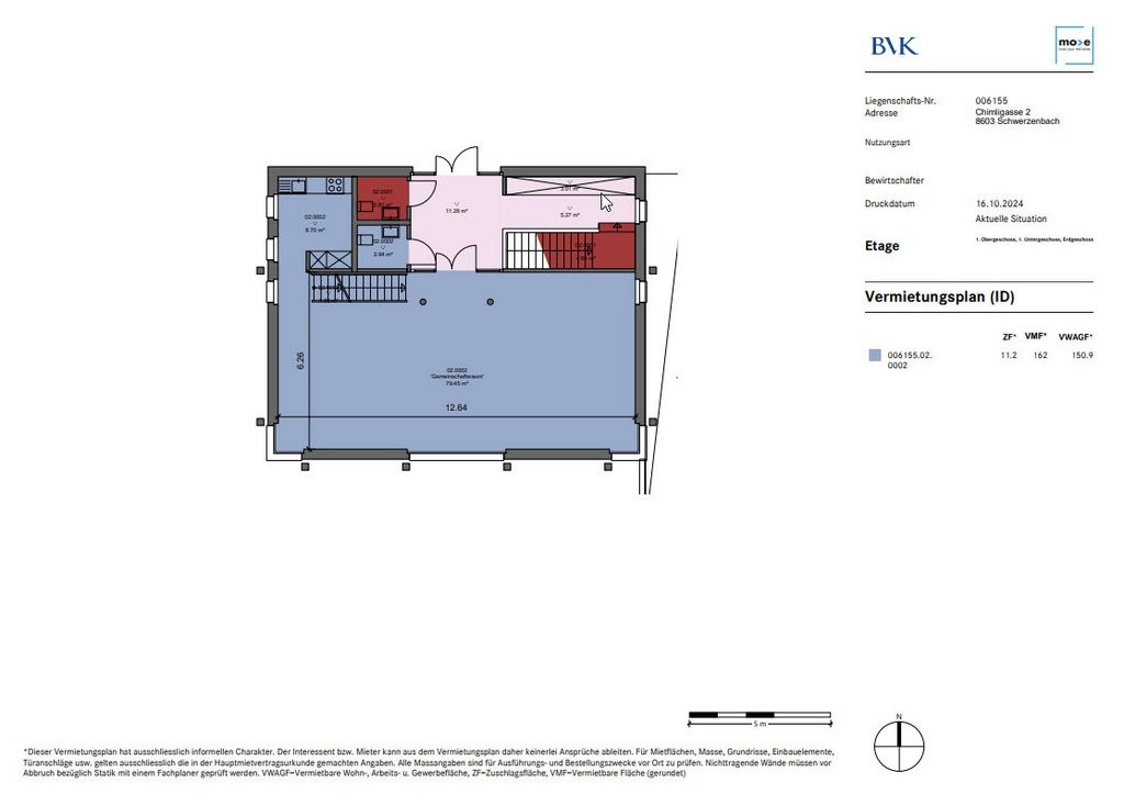 162m² storage room