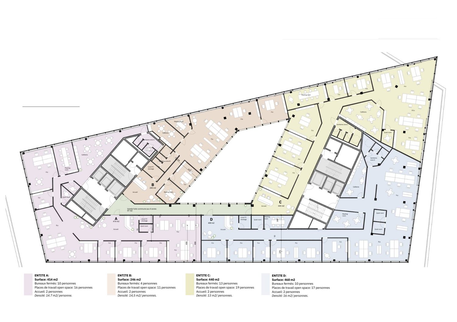 1600m² Büro