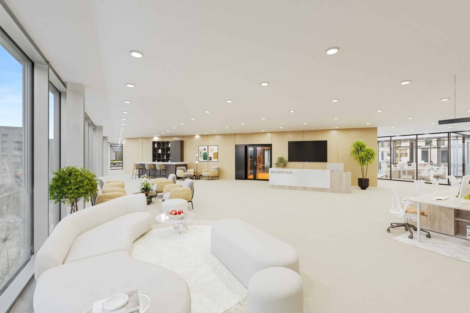 1600m² Büro
