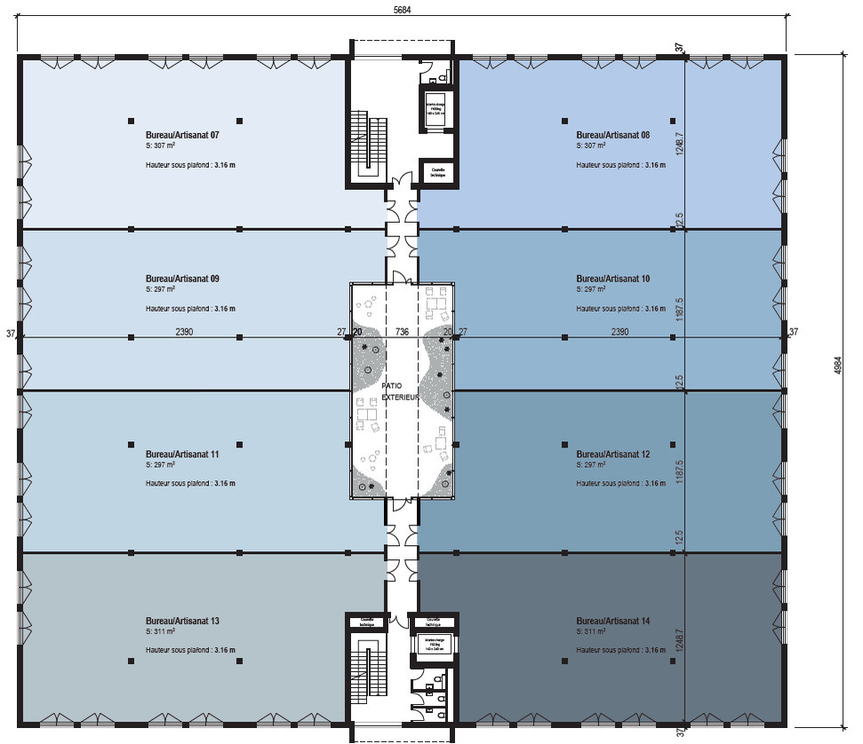 307m² atelier, Foto 7 von 7