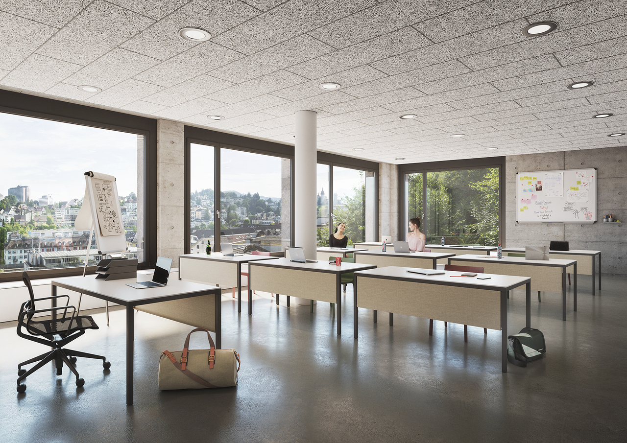 3205m² office