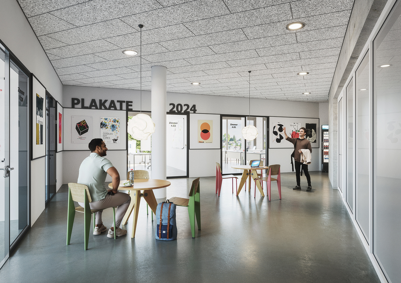 3205m² office