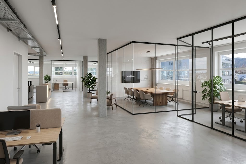 780m² office