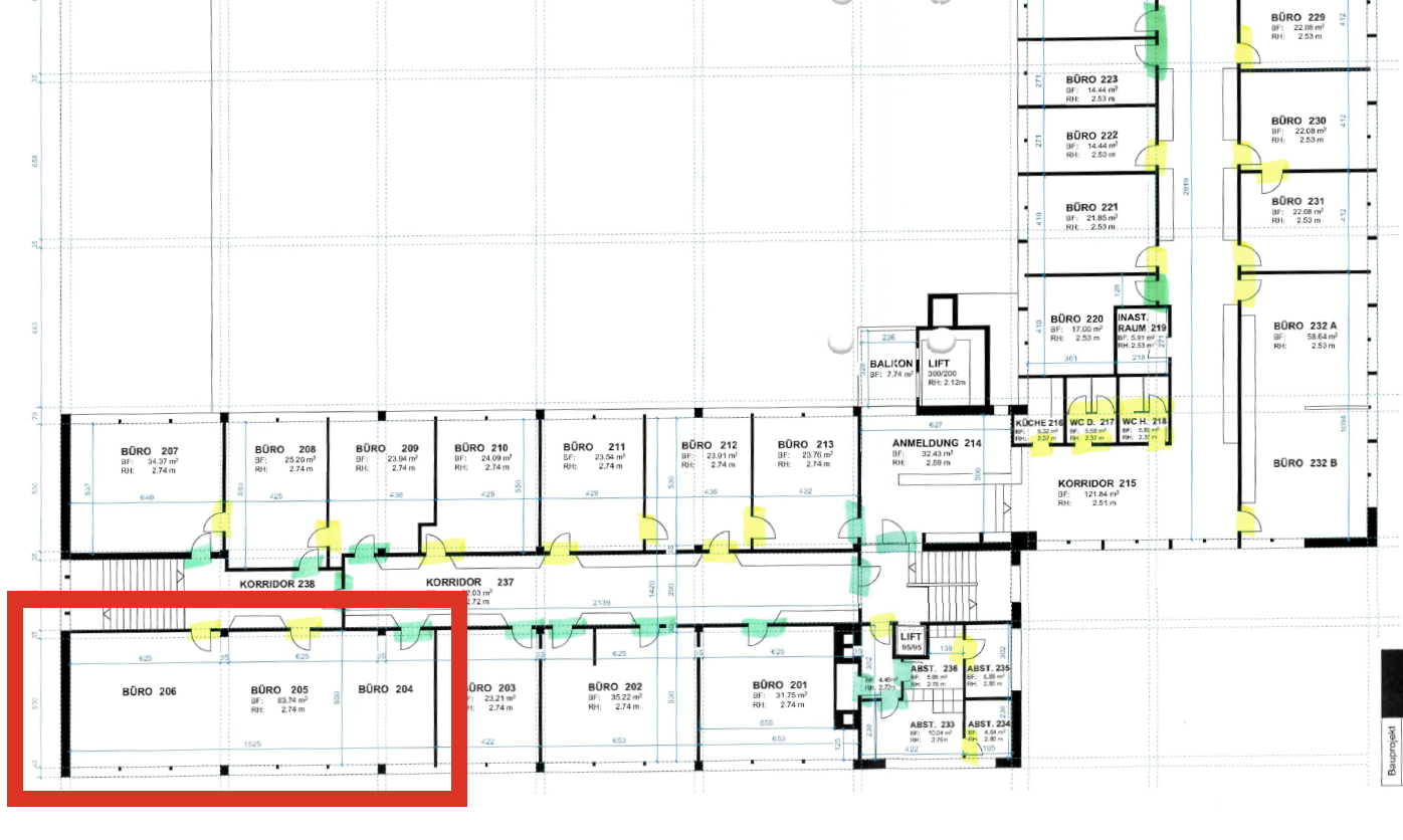 86m² office