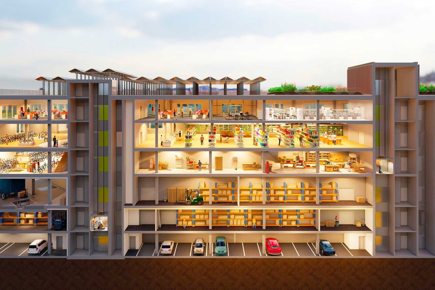 527m² Lagerraum