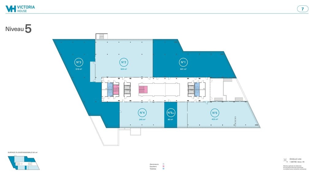 1237m² Büro