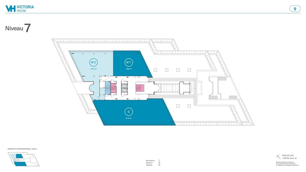 1237m² Büro