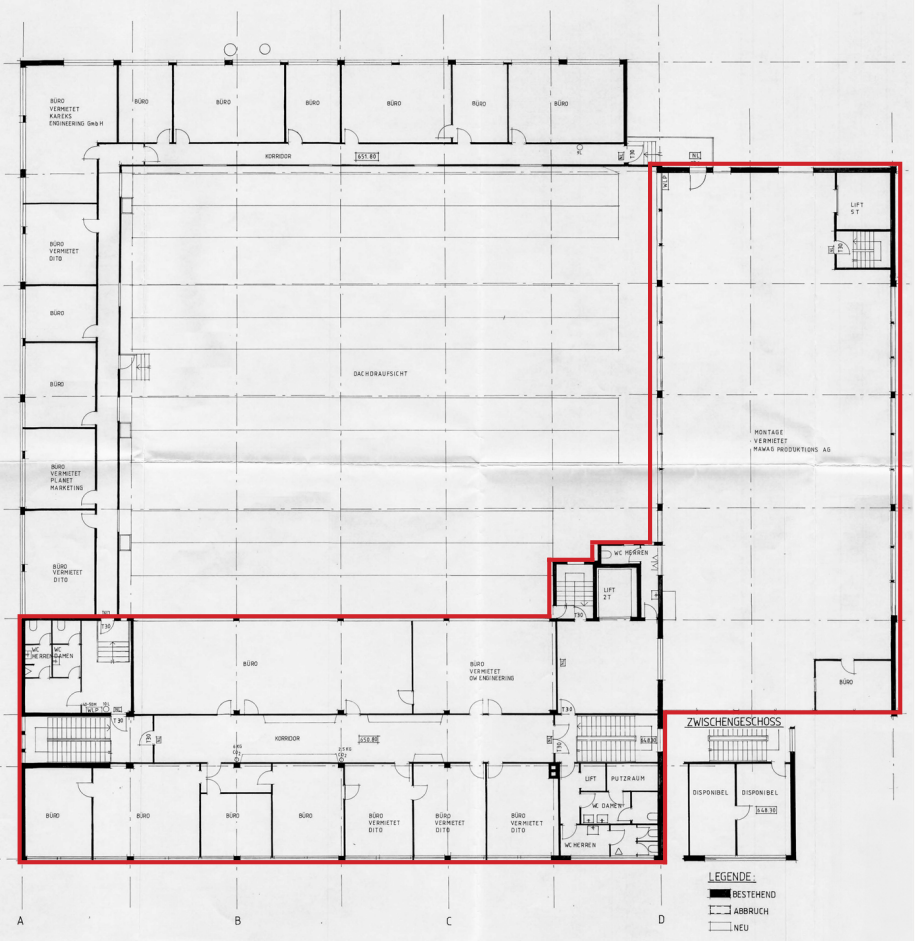 400m² industrial object