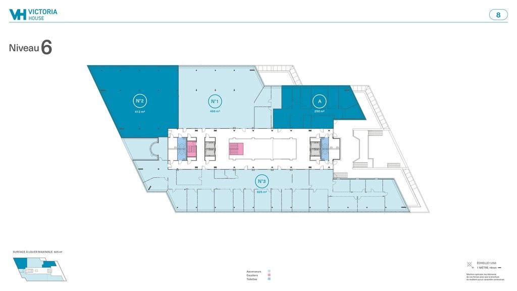 755m² Büro