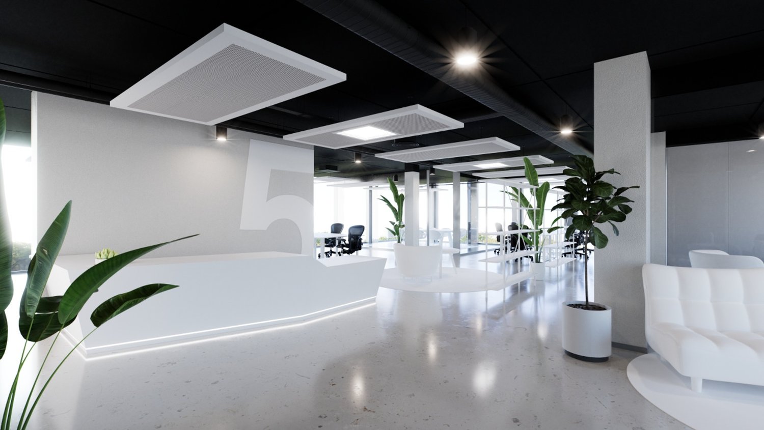 256m² office