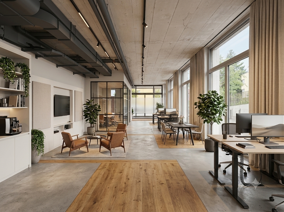 75m² office