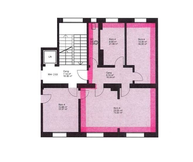 76m² office