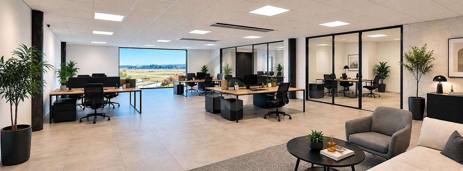 160m² ufficio, foto 2 di 3