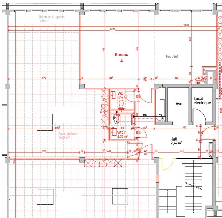 69m² Büro