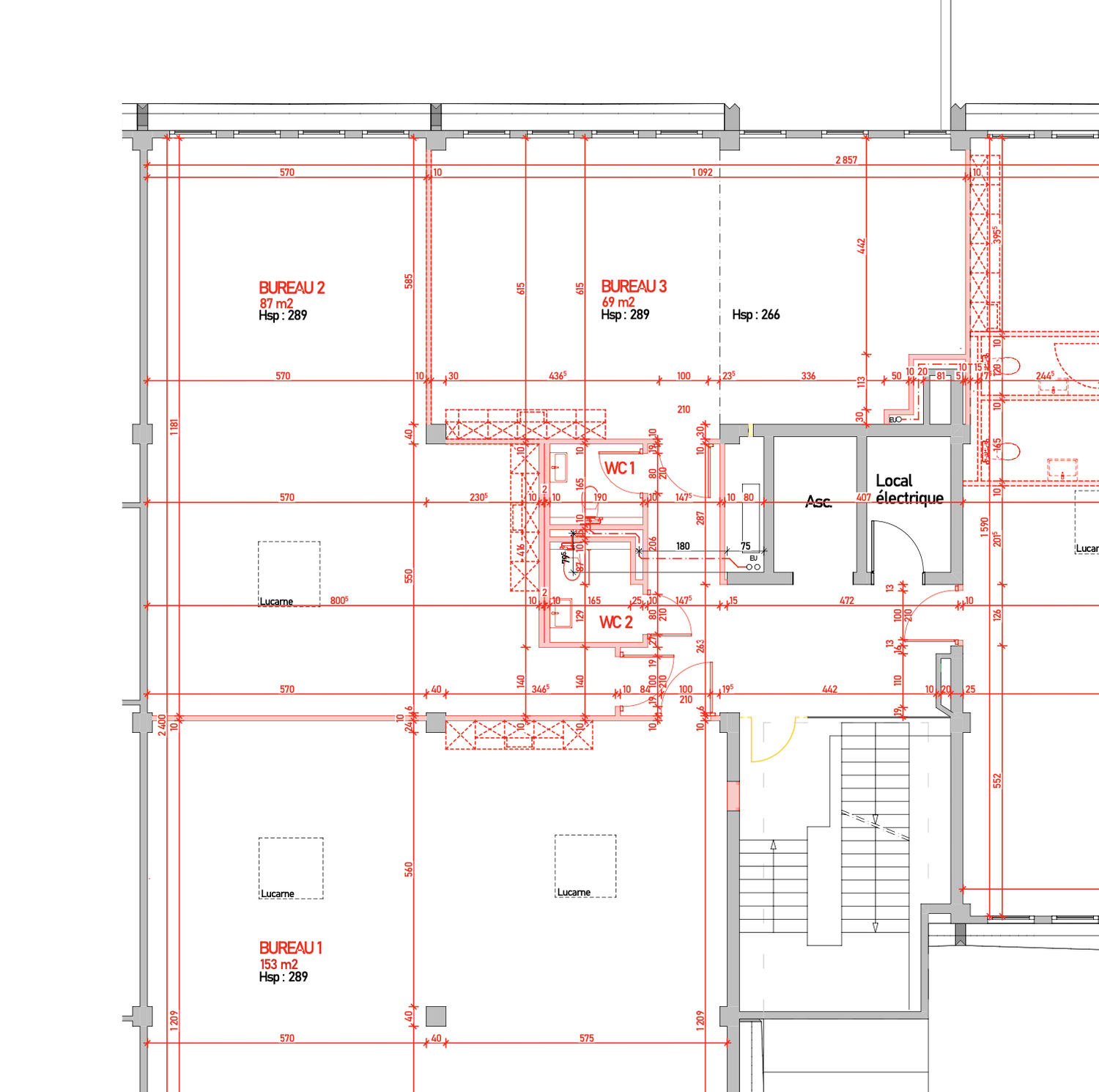 69m² Büro