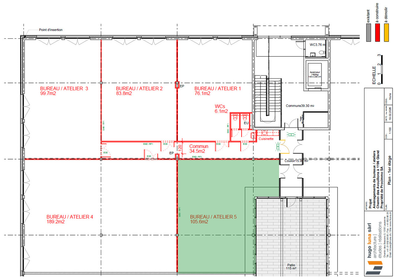 105m² Atelier, Foto 9 von 10