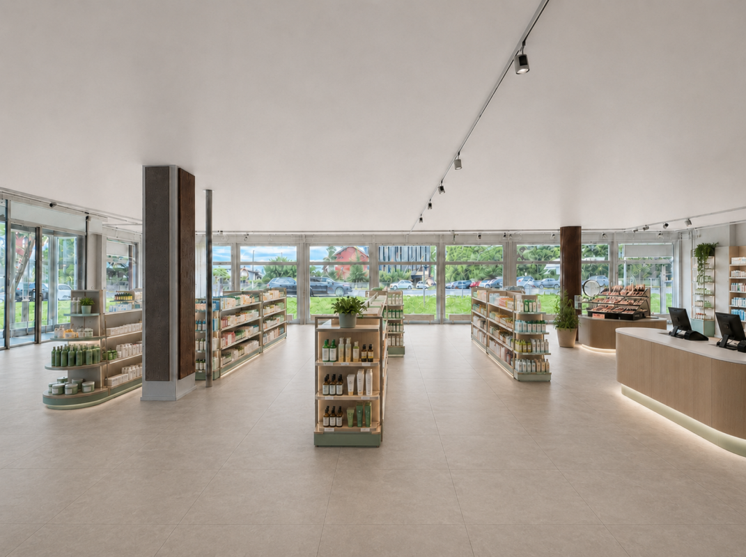 1600m² commercial, photo 1 sur 8