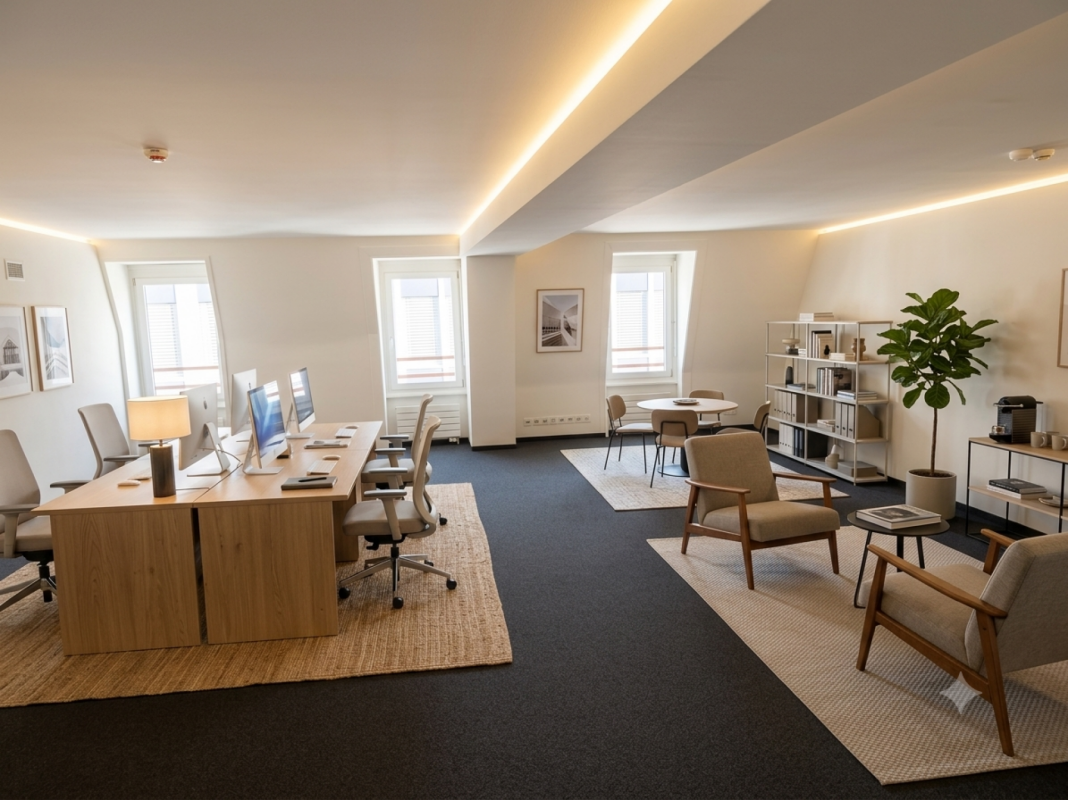 1306m² Büro