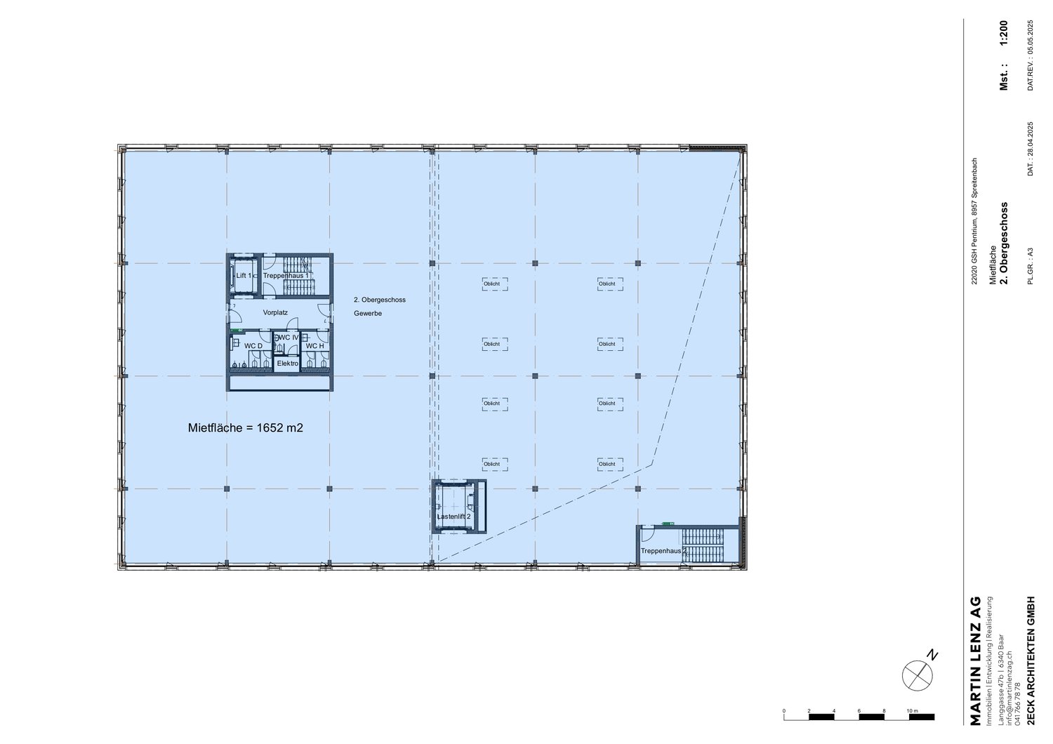 1000m² commercial
