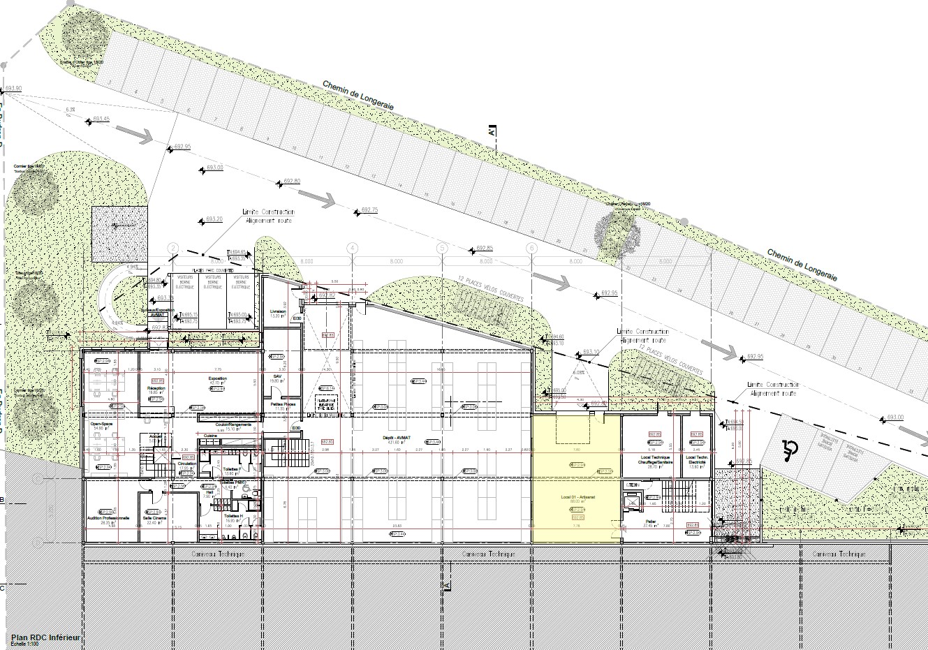 996m² Büro