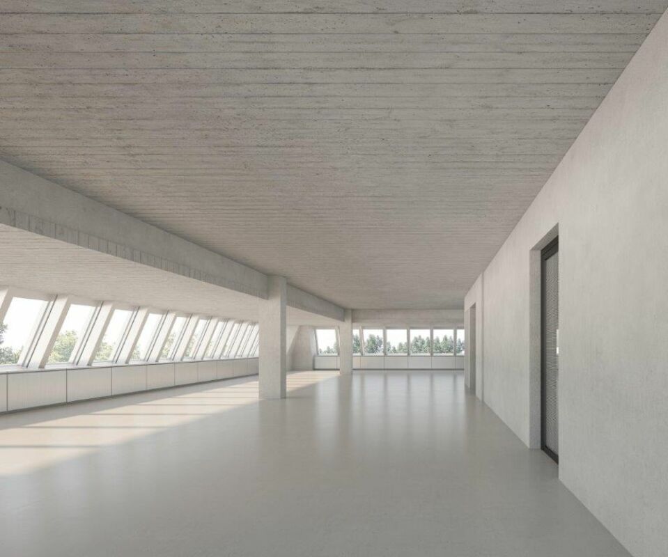 2400m² office