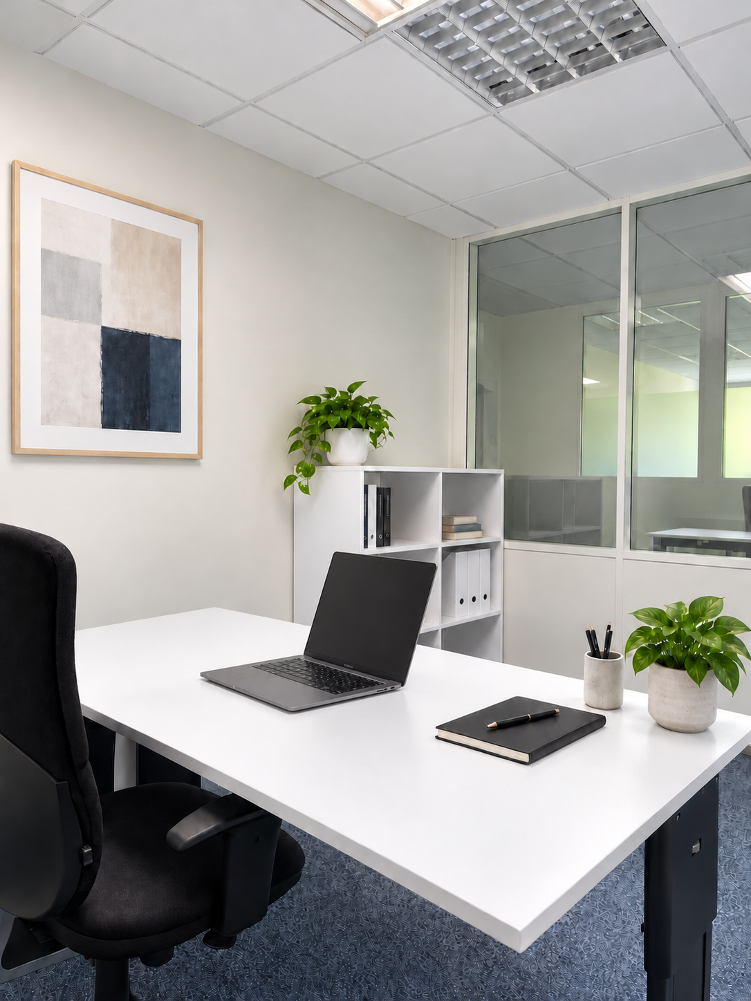 Bureau individuel lumineux à Baar/Sihlbrugg avec salle de réunion & cuisine

Description :
Nous louons immédiatement un bureau individuel lumineux et calme d'environ 13,3 m² au deuxième étage (ascenseur & accessible sans barrières) dans un emplacement bien desservi à Baar/Sihlbrugg.
La pièce de bure, photo 1 sur 4