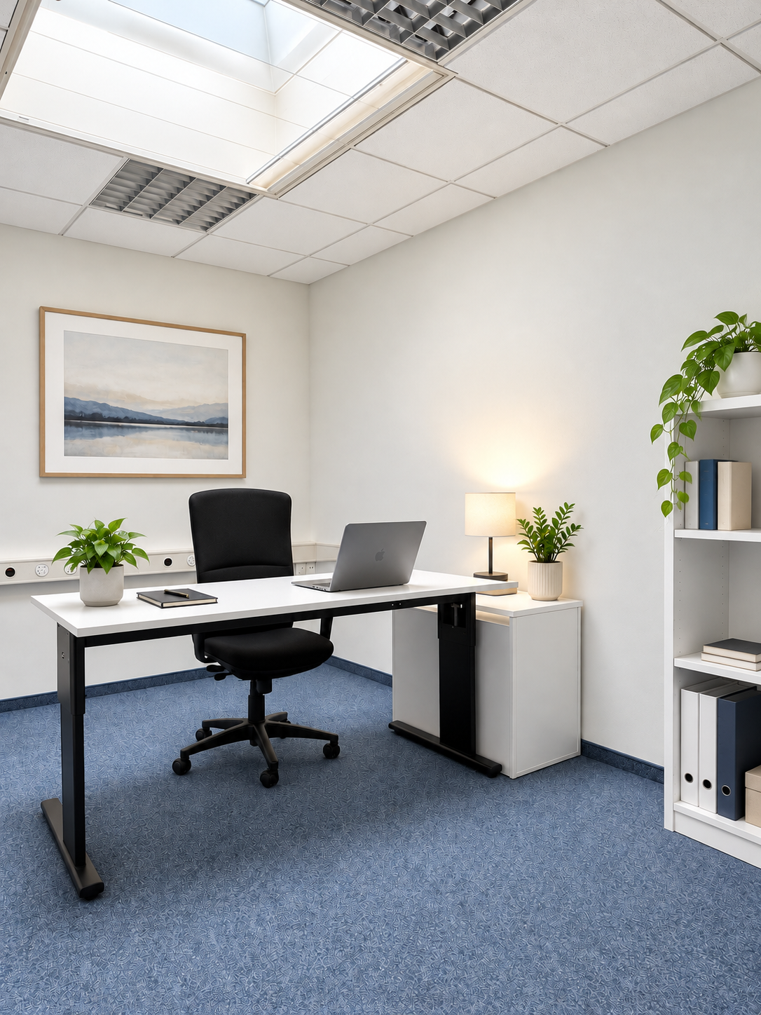 Bureau individuel lumineux à Baar/Sihlbrugg avec salle de réunion & cuisine

Description :
Nous louons immédiatement un bureau individuel lumineux et calme d'environ 13,3 m² au deuxième étage (ascenseur & accessible sans barrières) dans un emplacement bien desservi à Baar/Sihlbrugg.
La pièce de bure, photo 4 sur 4
