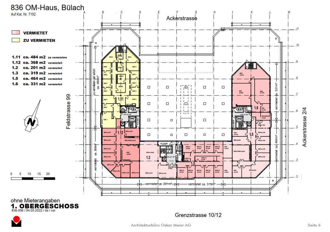 484m² bureau